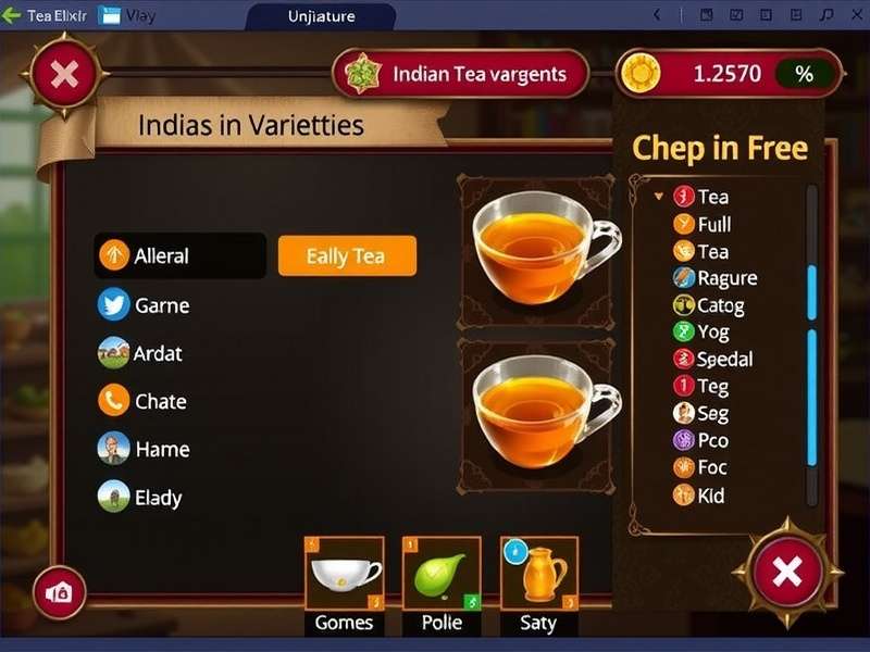 Indian Tea Varieties in Tea Elixir Master